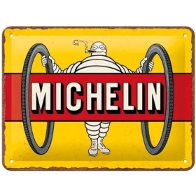Metal tin sign MICHELIN TYRES 15x20