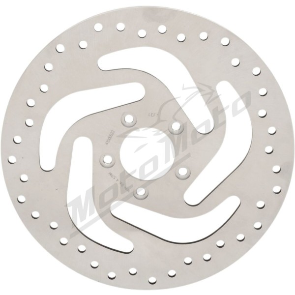 DRAG SPECIALTIES Stainless Steel Drilled Brake Rotor Harley Davidson FLDE / FLFB / FLFBS / FLHC 883-1868cc 14-24