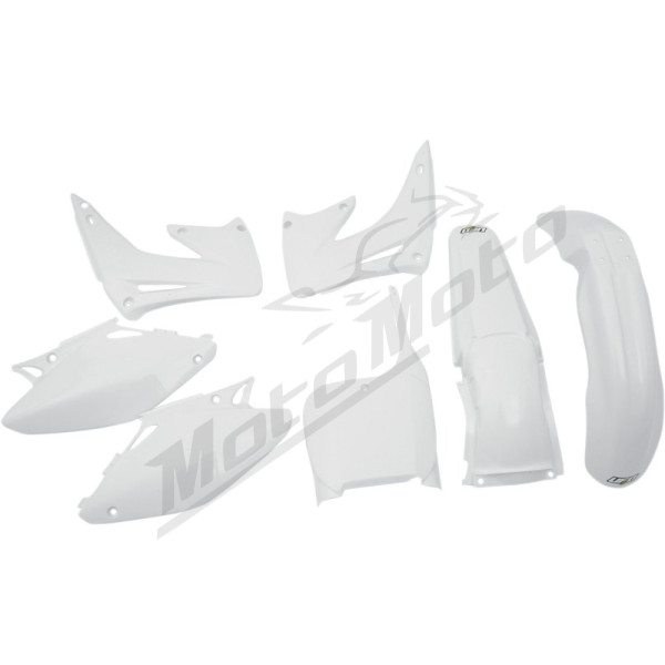 UFO Plastikų kompl. baltas Honda CR 125-250 02-03