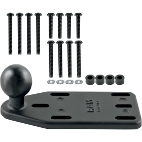 RAM MOUNTS Brake/Clutch Reservoir Cover Mount Base with 1" Ball
