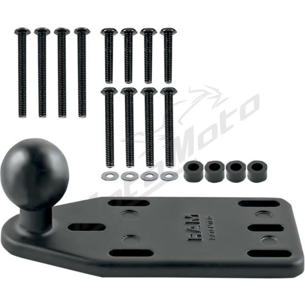 RAM MOUNTS Brake/Clutch Reservoir Cover Mount Base with 1" Ball
