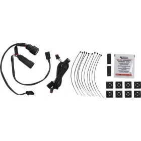 CUSTOM DYNAMICS Saddlebag Latch Dual Color Accent Lights Harley Davidson FLH / FLHR / FLHRC / FLHRXS 1690-1977cc 14-24