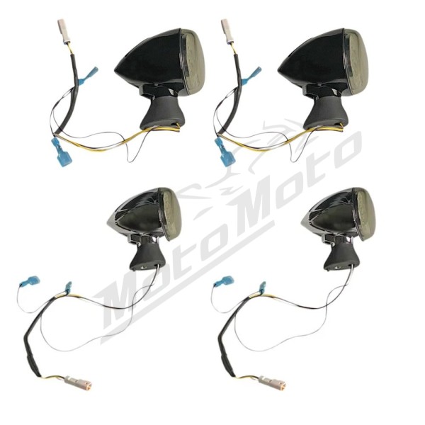 CUSTOM DYNAMICS ProBEAM® Dynamic Ringz™ Front LED Turn Signals Indian Scout 999-1133cc 15-24