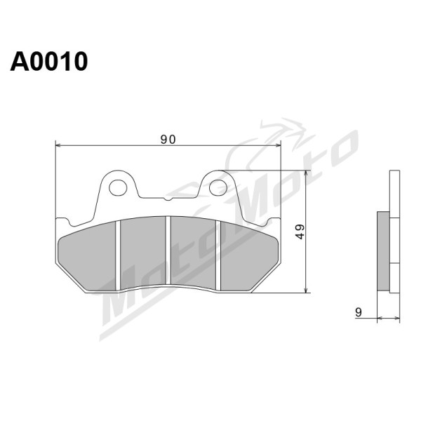 Nissin Brake Pads Honda CB / CBR / CBX / Freeway / FT / Fusion / GB 125-1000cc 81-92