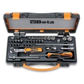BETA Set of 11 hexagon sockets 20 bits and 8 accessories