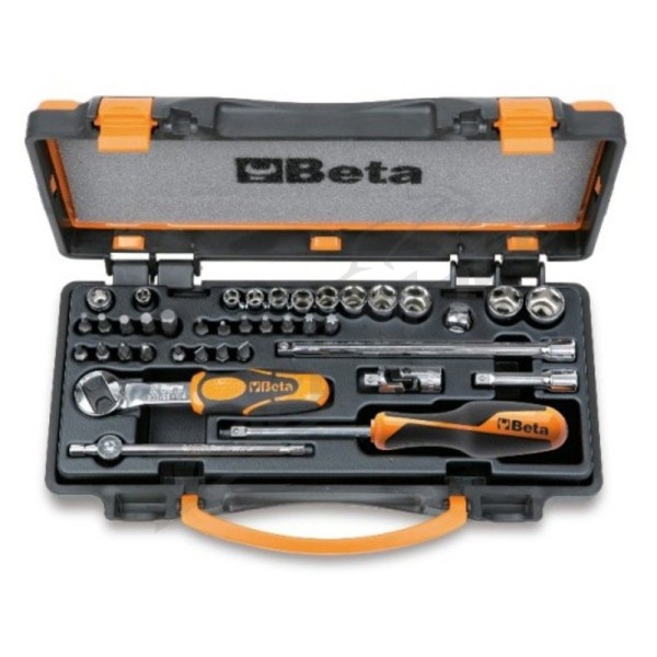 BETA Set of 11 hexagon sockets 20 bits and 8 accessories