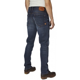 Rokker Rokkertech Tapered Slim Blue Jeans For Men