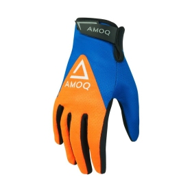 AMOQ Ascent V2 Tekstilinės pirštinės Mėlynos / Oranžinės