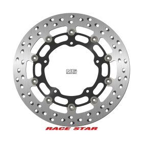 NG BRAKES Race Star Round Floating Front Brake Disc Yamaha 600-1000cc 16-24