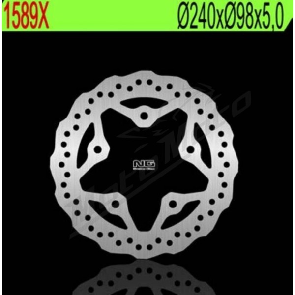 NG BRAKES Wave Fixed Brake Disc SYM 125-300cc 12-24