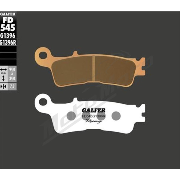GALFER Front brake pads sintered metal Yamaha YZ450F 2020>