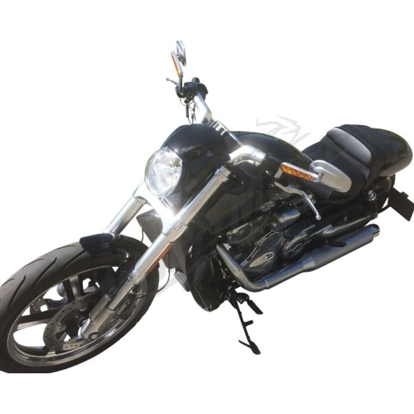 CULT WERK Priekinio žibinto apdaila juoda Harley Davidson 1130-1250cc 2002-2017