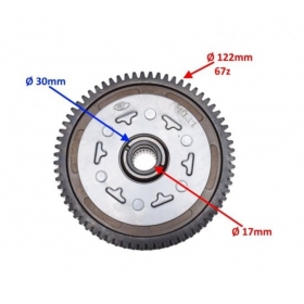 Sankabos kompl. ATV / CROSS / LF120 4T