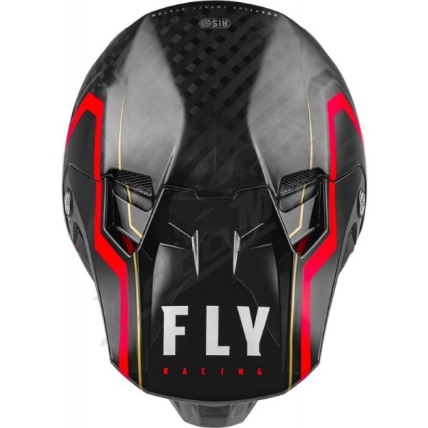 FLY RACING Formula Carbon Axon Helmet Black/Blue  XL