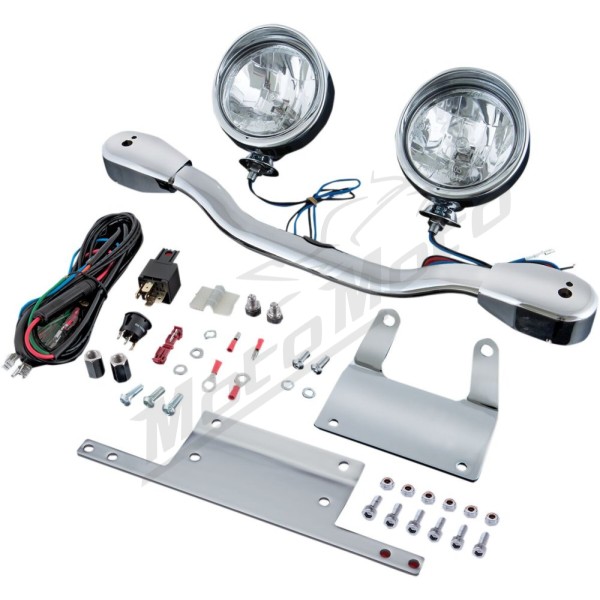 SHOW CHROME Elliptical Driving Light Kit YAMAHA XVZ 1300 99-13