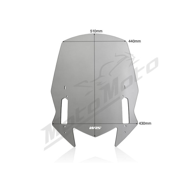 WRS Scooter priekinis stiklas Lengvai Tamsintas Yamaha XP 530 T-Max ABS 17-21