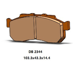 Delta braking pads Honda SXS 500-700 15-22