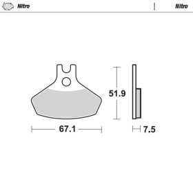 Moto-Master Brakepads Can-Am DS450 / DS90X 08-25