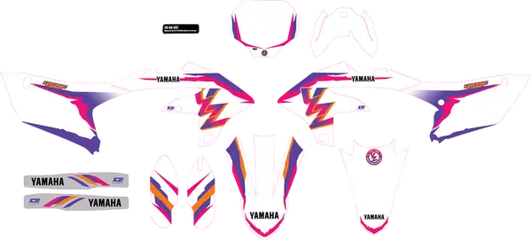 D'COR VISUALS Complete Graphics Kit Yamaha YZ 450cc 23-25