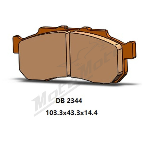 Delta braking pads Honda SXS 500-700 15-22