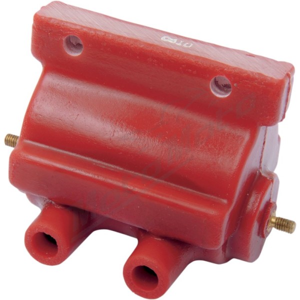 ANDREWS Supervolt 12 V Ignition Coil Red Harley Davidson FLH / FLHS / FLHT / FLTC / FXE 883/1340 80-99 