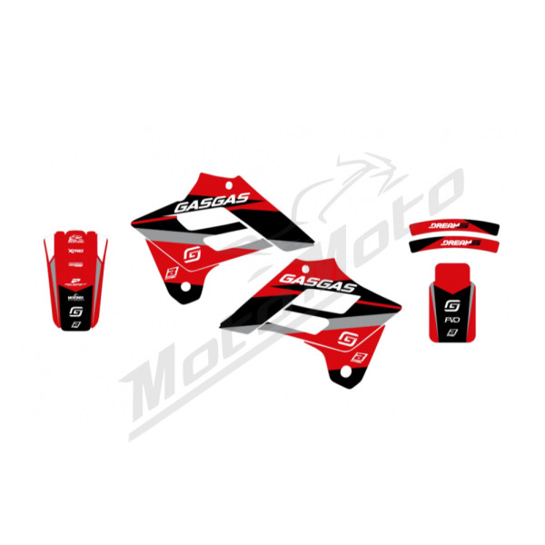 BLACKBIRD DREAM 5 STICKER SET GasGas EC / FSE 250-450cc 02-06