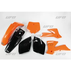 Ufo plastic set KTM SX / SX-F 125-380cc 01-02 Black/Orange