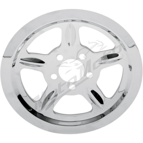 DRAG SPECIALTIES Chrome Outer Rear Pulley Insert Harley Davidson XL 883-1200cc 04-15