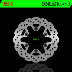 NG Rear Wawe Brake Disc 240x100x5mm Kawasaki KLX 250-300cc 09-20