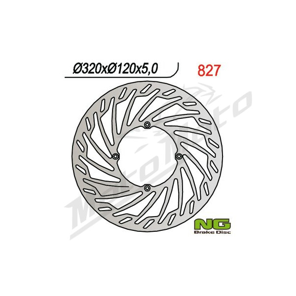 NG Front Fixed Brake Disc 320X120X5mm Husqvarna SMR / SM / SMS / TE / WR 250-630cc 00-13