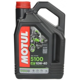 Alyva MOTUL 5100 10W40 Pusiau sintetinė - 4T - 4L