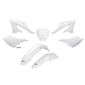 UFO Plastics set white Yamaha YZ 125-250 22-25