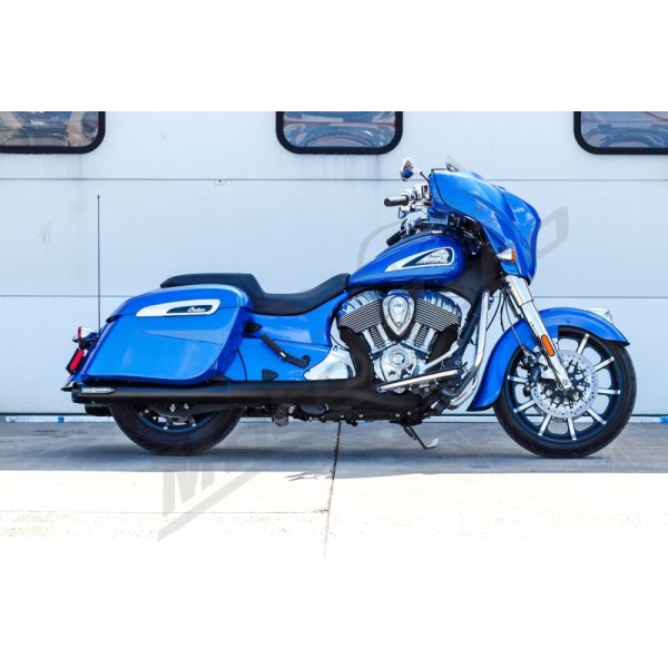 S&S CYCLE 4" Broadhead Slip-On Mufflers Indian Challenger / Chieftain 1768-1890cc 14-25