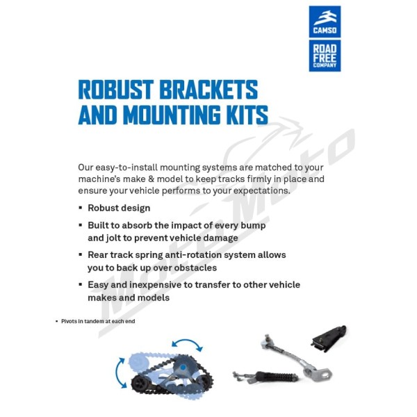 CAMSO UTV 4S1 Vikšrų sistemos adapteriai CF Moto Uforce 1000 V2 EFI 4x4 22-23