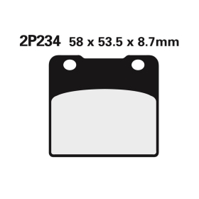 NISSIN stabdžių trinkelės Suzuki GSX / GSX-R / GV / RG / VL / VS 84-03