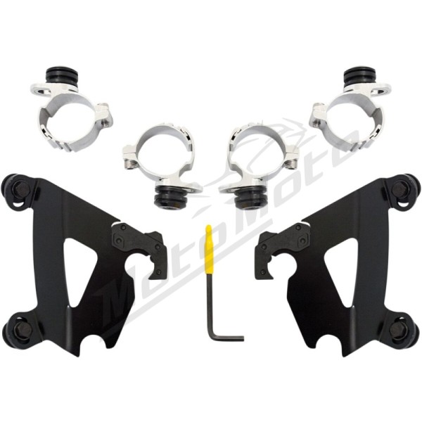 MEMPHIS SHADES HD Cafe Fairing Trigger-Lock Hardware Kit Harley Davidson XG / XL 500-1200 96-19
