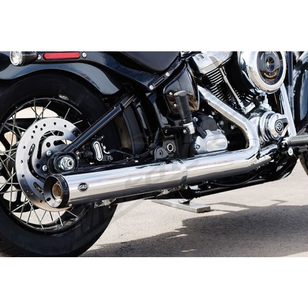 S&S CYCLE Grand National Slip-On Muffler Harley Davidson FLHCS / FXBB / FXLRS / FXLRST 1923cc 25