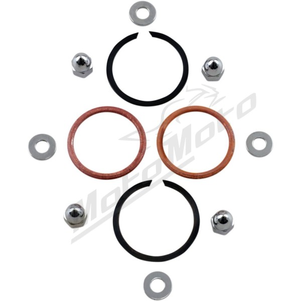 JAMES GASKET Exhaust Port Gasket Kit Harley Davidson 1340-1800cc 1983-2019