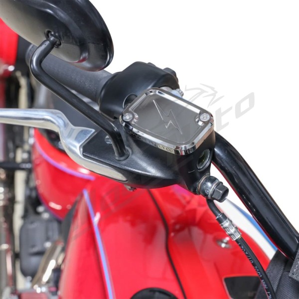 THRASHIN SUPPLY CO. Master Cylinder Cover Harley Davidson FLDE / FLFB / FLFBS 1750-1923cc 18-25