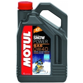 Alyva MOTUL SNOWPOWER 0W40 Sintetinė - 4T - 4L