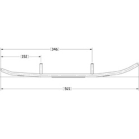 Sno-X slidžių montavimo dalis Lynx / Ski Doo 440-800 03-13
