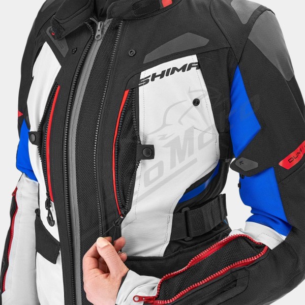 Shima DUNE LADY Jacket Black/White/Blue
