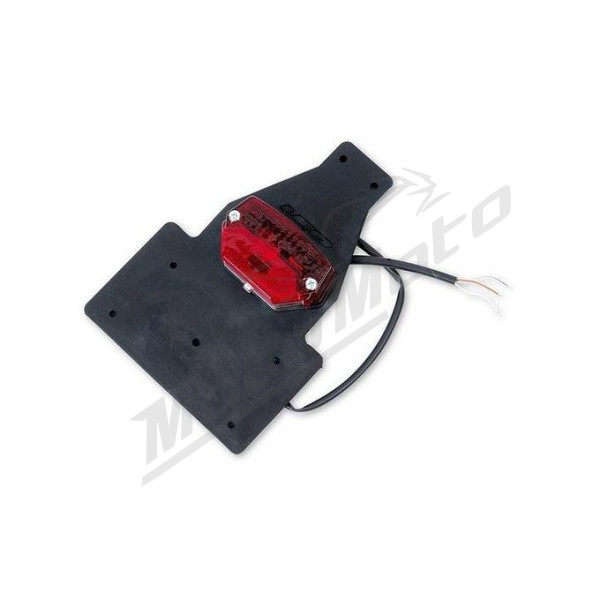 UFO Universal license plate holder with light