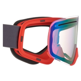 AMOQ Vision Vent+ Magnetic Motocross / Snow Goggles Grey / Red (Red Mirror)