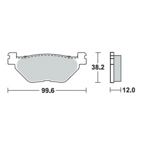 Brake pads POLINI FT4078 / MCB722 Sintered