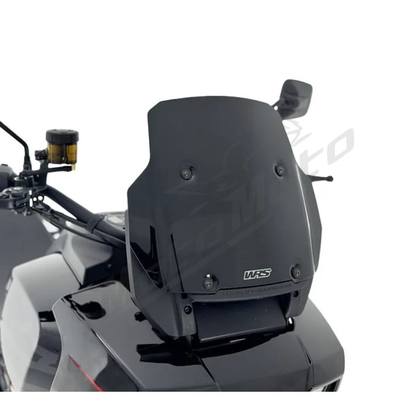 WRS Priekinis Stiklas Sport Harley Davidson RA 1250 21-> Blizgus Juodas
