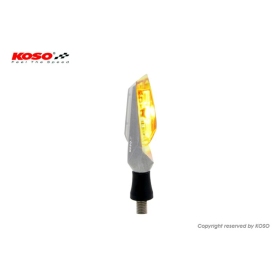 KOSO Mars LED Indicator Silver/Translucent Universal by unit
