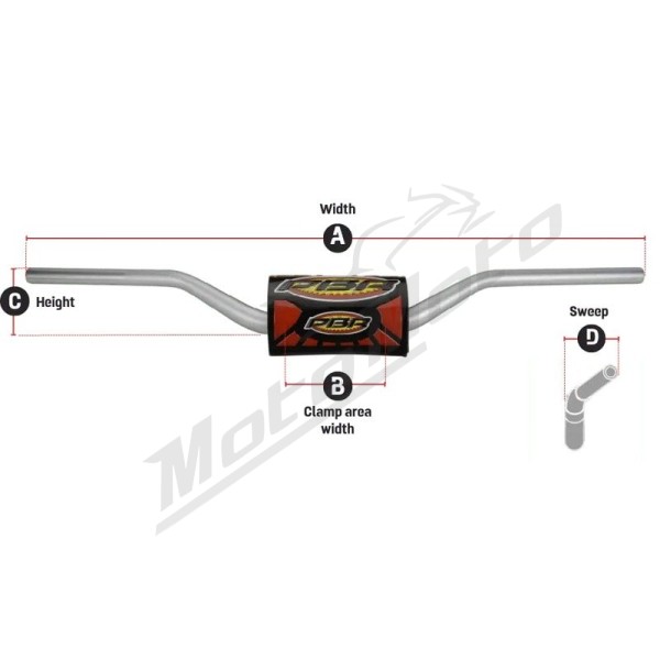 PBR Handlebar Typ 999 28.6mm 813mm