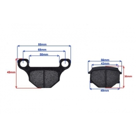 Brake pads MAXTUNED FT3187 / MCB765 STANDARD