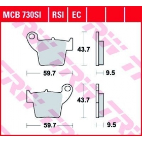 BRAKE PADS TRW MCB730SI OFFROAD